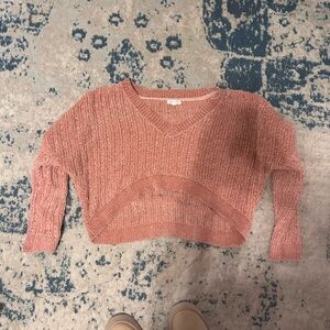 Silence + noise cropped sweater